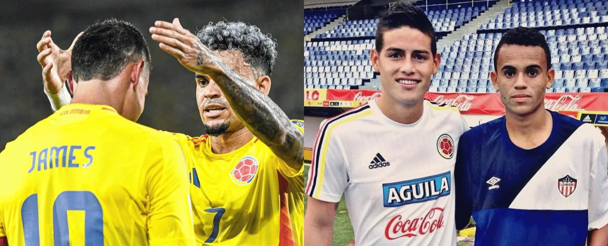 Luis Díaz envió un emotivo mensaje a James Rodríguez.