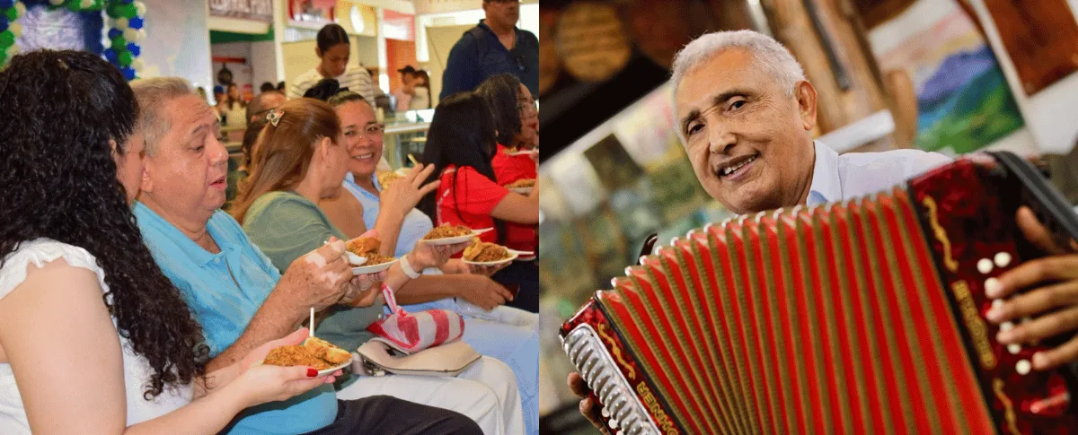 Beto Murgas estuvo en la Feria Gastronómica.