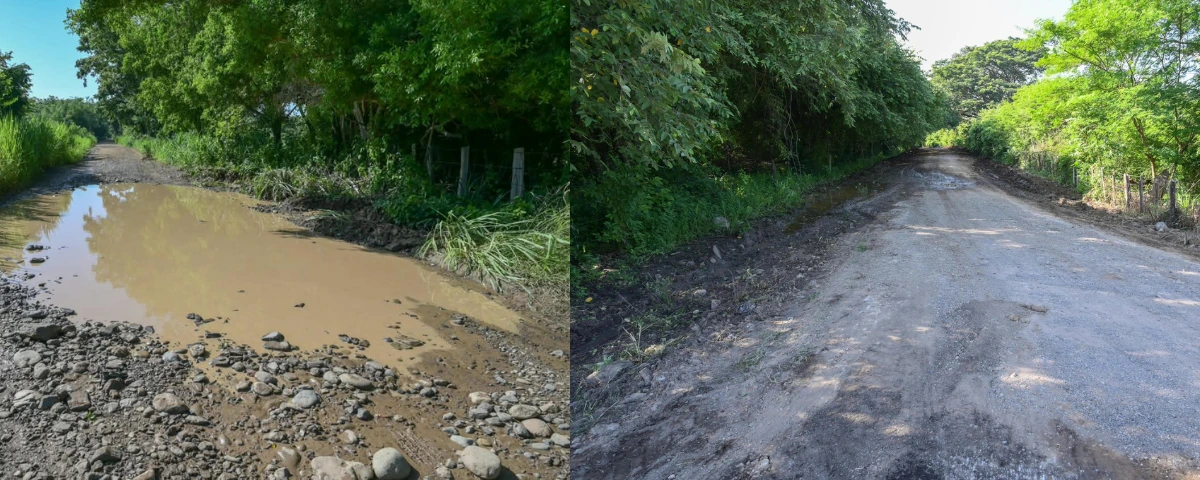 La vía Boca del Zorro será intervenida para mejorar la conexión de Mariangola con zonas productivas y otros corregimientos. Foto: Alcaldía de Valledupar.
