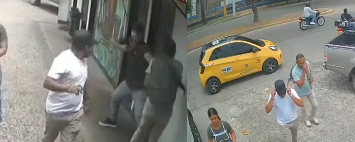 Video: Lo siguió hasta el restaurante y le robó $42 millones; así quedó registrado el fleteo en Valledupar