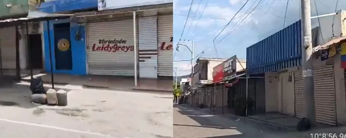 Comercio cerrado y temor en El Copey y Bosconia por paro armado de las ACSN: esto se sabe