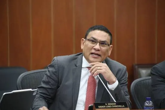 Senador Didier Lobo. / FOTO: Tomada del Senado de la República.