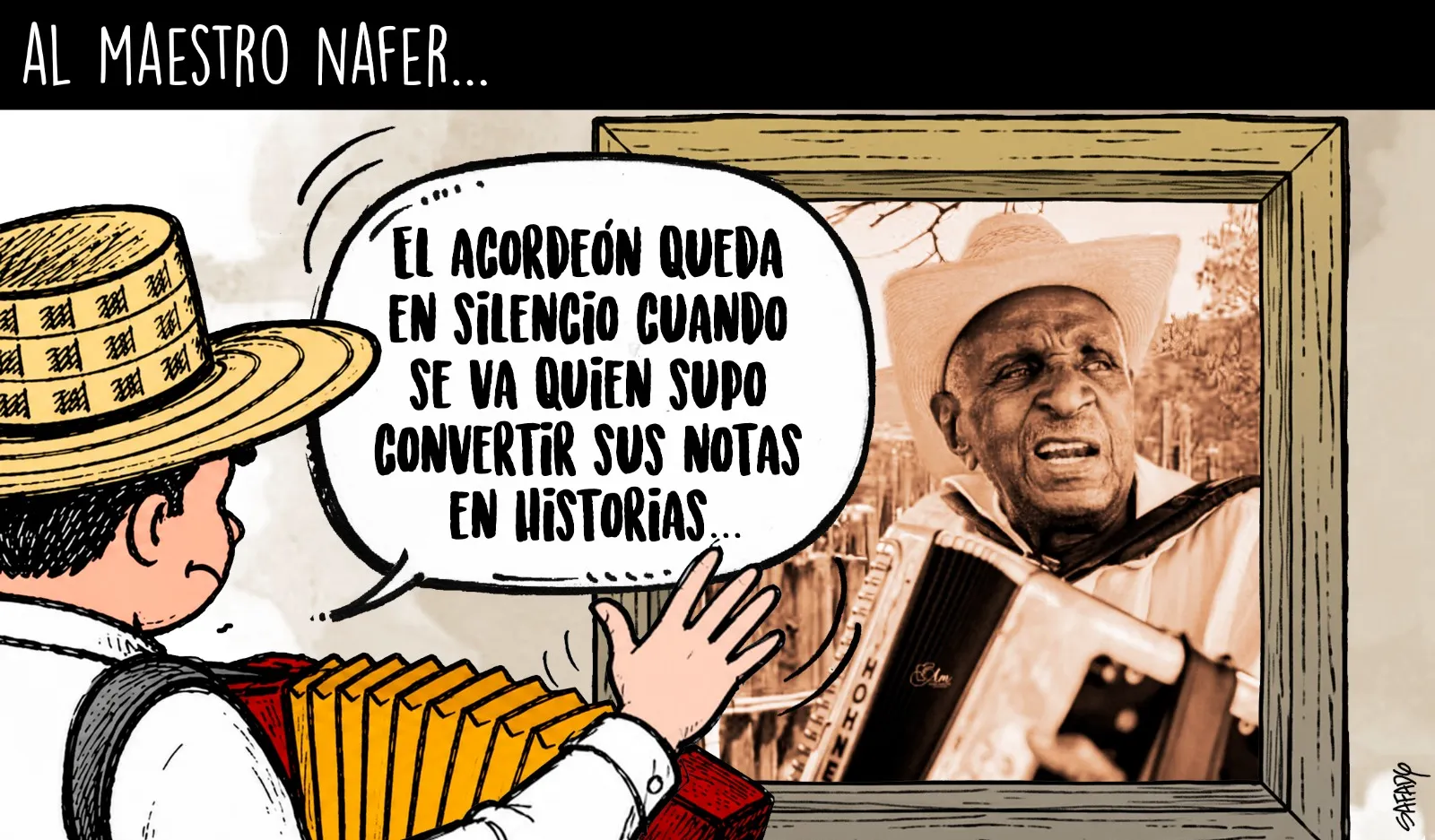 Al maestro Nafer…