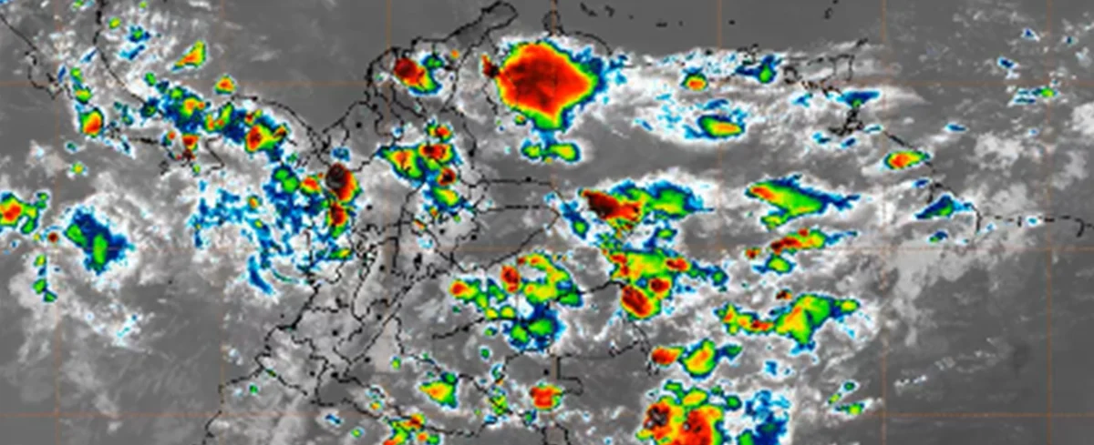 Lluvias y descargas eléctricas para esta noche en el Cesar. Foto: captura de pantalla X @ideam