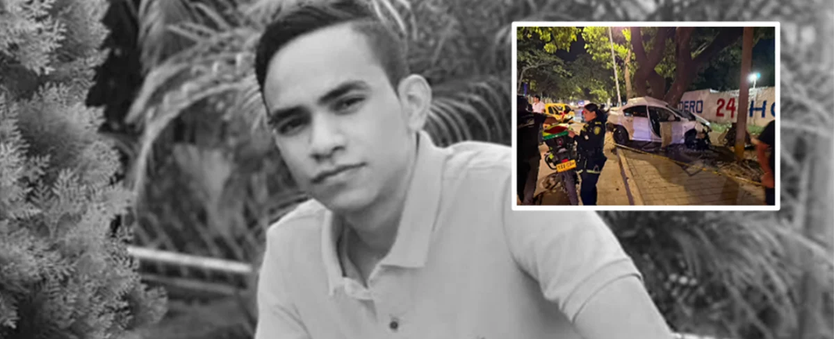 Carlos Fabián Vega Calderón, joven que perdió la vida en accidente de tránsito en Valledupar.