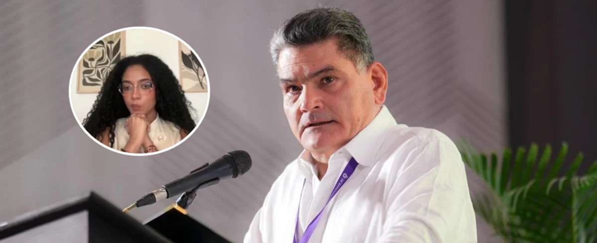 Procurador Eljach y Juliana Guerrero.