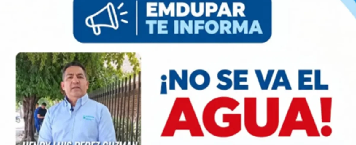 Comunicado de Emdupar.