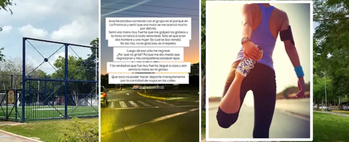 Joven runner que fue agredida en Valledupar.