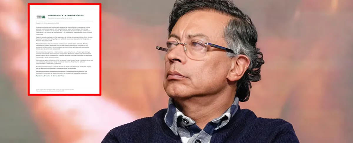 Gustavo Petro / Comunicado Sierras del Moral.