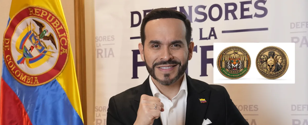 Monerda protocolaria que cotizó Abelardo de la Espriella.