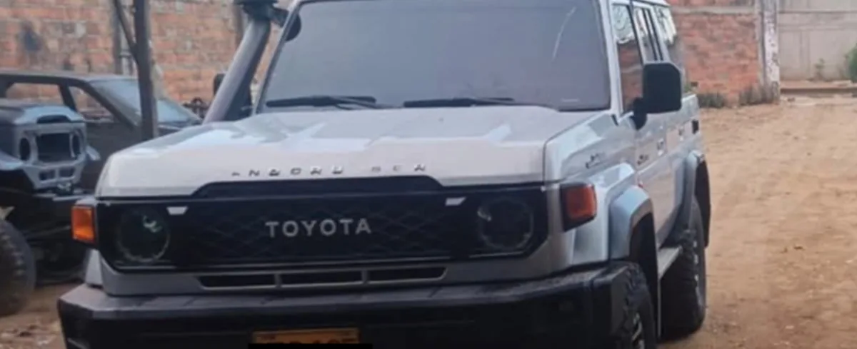 Camioneta recuperada. en Maicao.