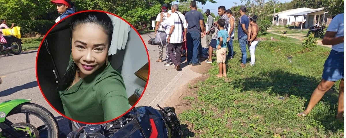 Choque entre dos motos dejó una mujer muerta y un hombre gravemente herido en Chiriguaná, Cesar