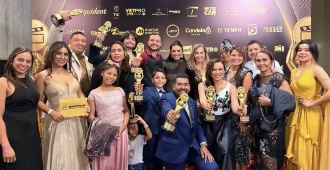 Elenco de la película Buscando a papá en SmartFilms 2026. Foto: Cortesía.