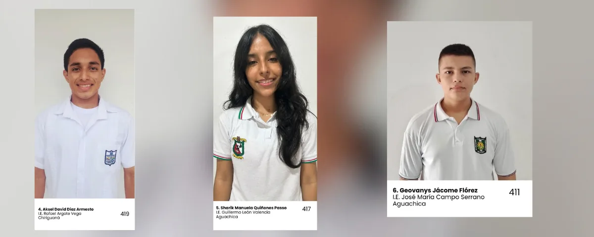 La Gobernación dio a conocer el consolidado con los mejores puntajes individuales obtenidos por los bachilleres en las Pruebas Saber 11 (Icfes), un balance enfocado en las instituciones oficiales de los municipios del departamento, sin incluir a Valledupar.