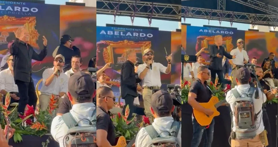 Abelardo de la Espriella cantando 'Luna sanjuanera'.