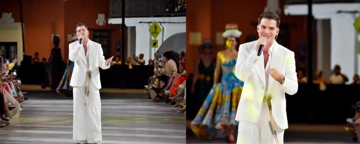 Jorge Antonio Oñate durante su participación en Ixel Itinerante Valledupar 2026, donde rindió homenaje al vallenato y a su padre Jorge Oñate.