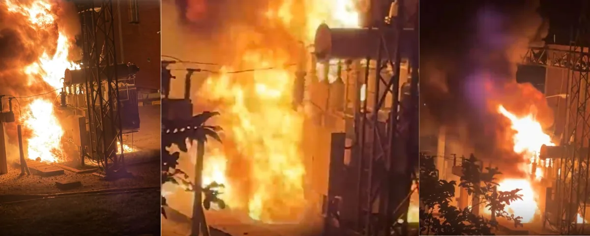 Emergencia en el Cesar: voraz incendio en subestación de Codazzi deja sin energía a dos municipios y varios corregimientos