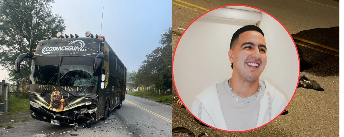 Dos muertos deja accidente que involucró al bus de la agrupación de Martín Elías Jr.