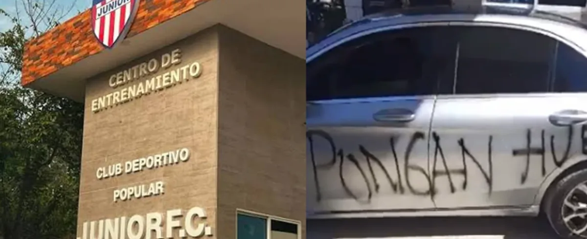 Junior rechazó actos de vandalismo en su sede deportiva y daños a vehículos de Paiva y Rivas
