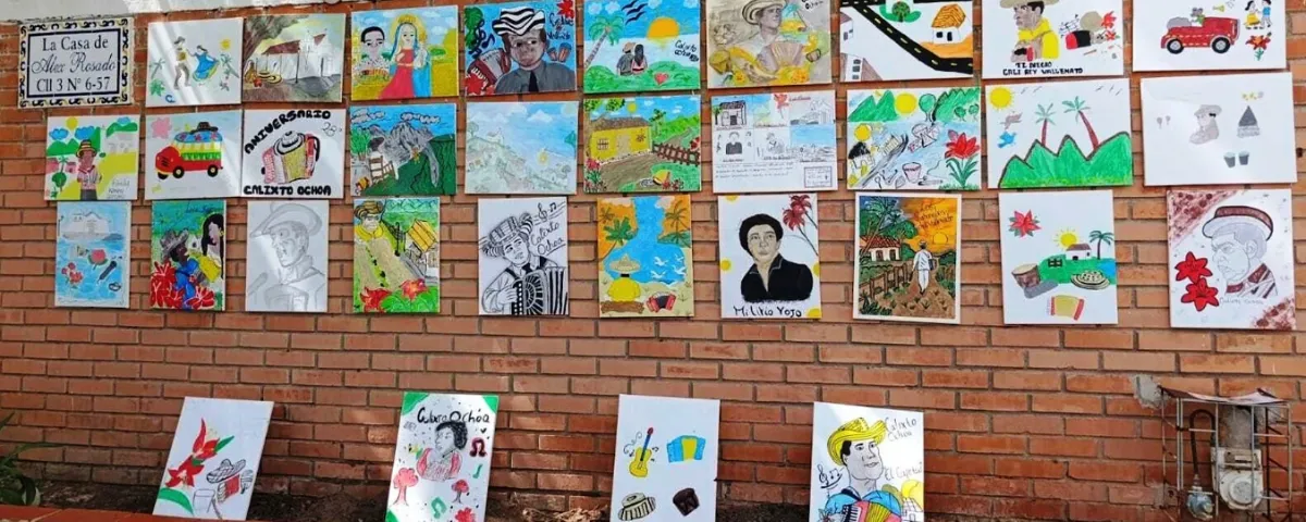 Obras del concurso de pintura familiar