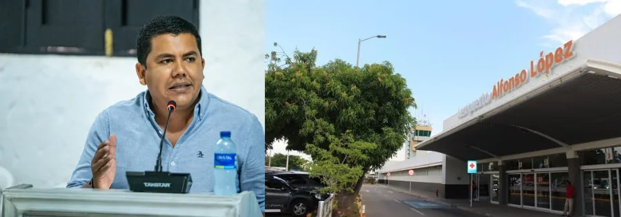 Jorge Luis Pérez, nuevo gerente del Aeropuerto de Valledupar.