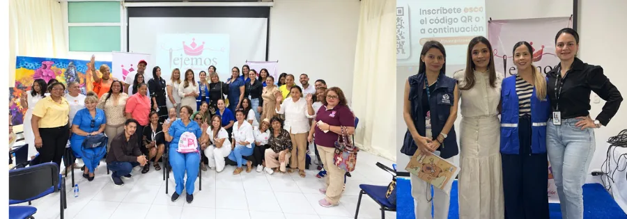 Mujeres lideresas reunidas en Valledupar-