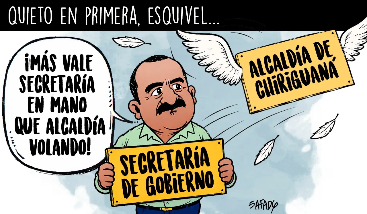 Quieto en primera, Esquivel...