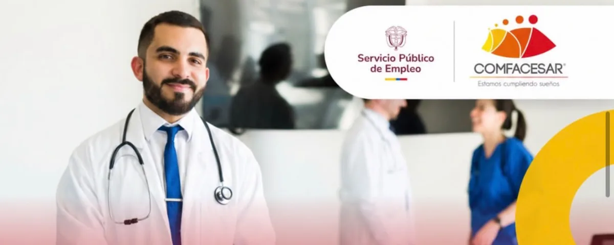 Comfacesar publica cinco vacantes laborales en Valledupar para profesionales y técnicos de la salud