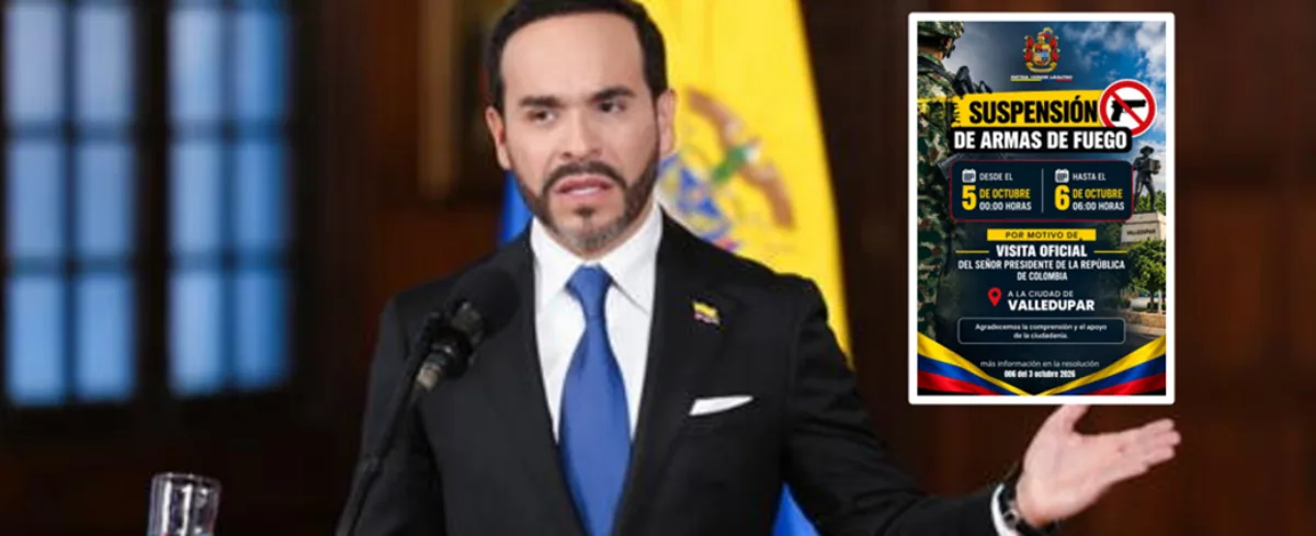 Abelardo de la Espriella / suspenden porte de armas