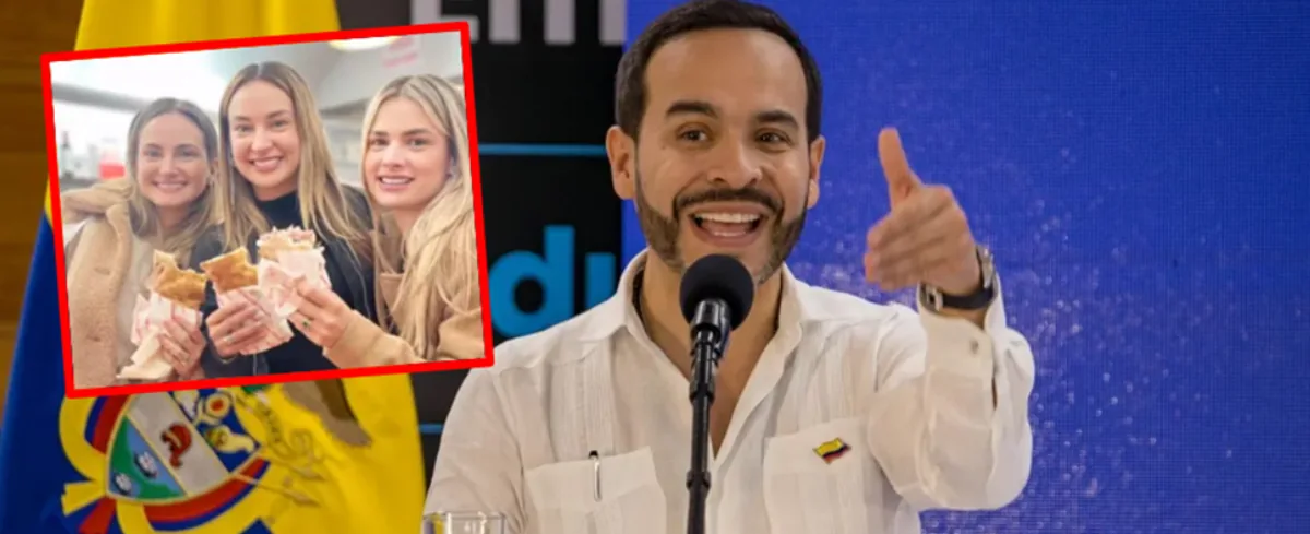 Abelardo de la Espriella, su esposa y sus cuñadas.