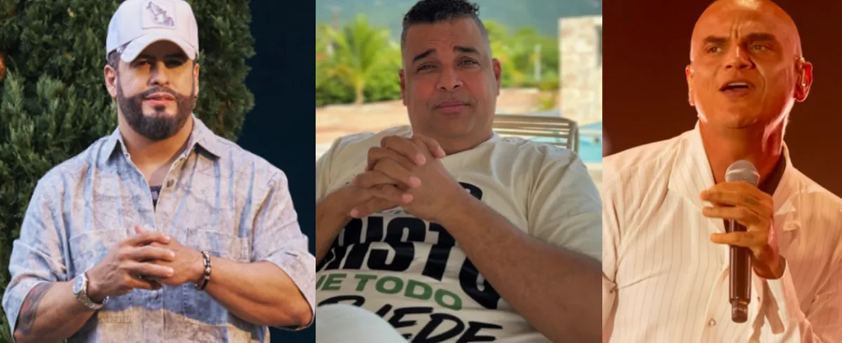 Nelson Velásquez, Rolando Ochoa y Silvestre Dangond. Foto: Instagram
