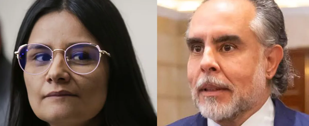 Angie Rodríguez y Armando Benedetti.