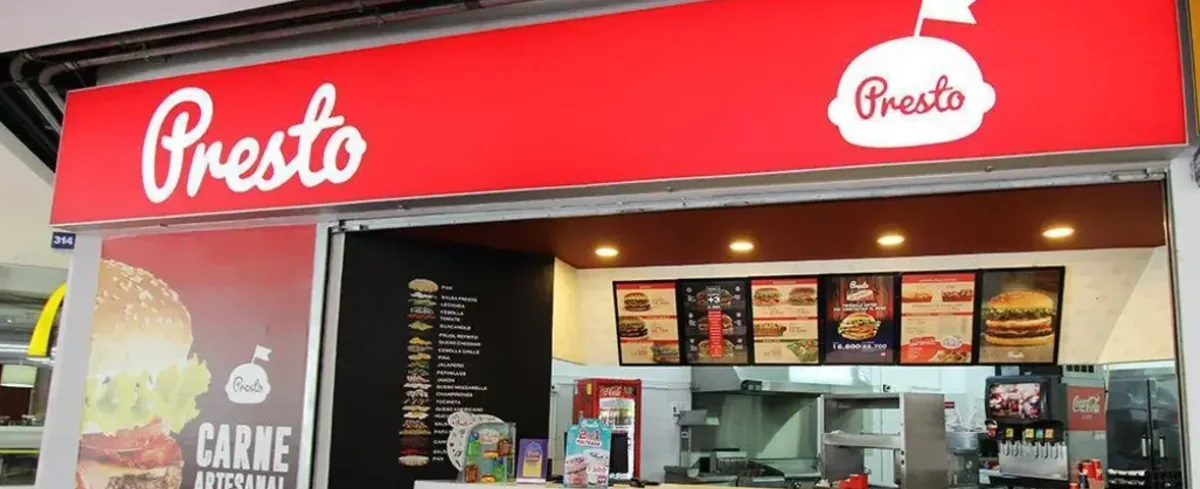 Cadena de restaurantes Presto.