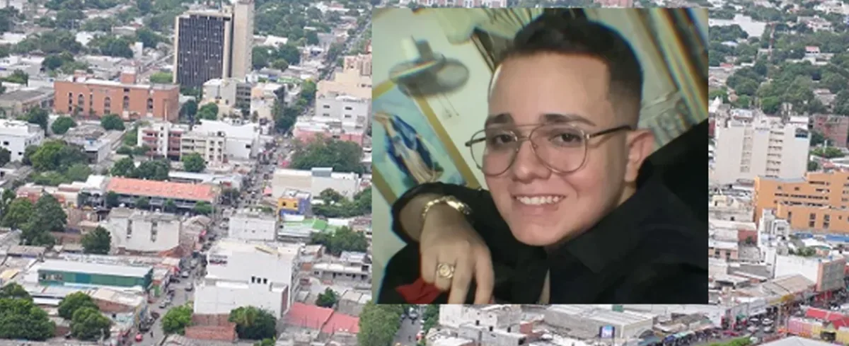 Nicolás Martínez Durán, joven accidentado en Valledupar.