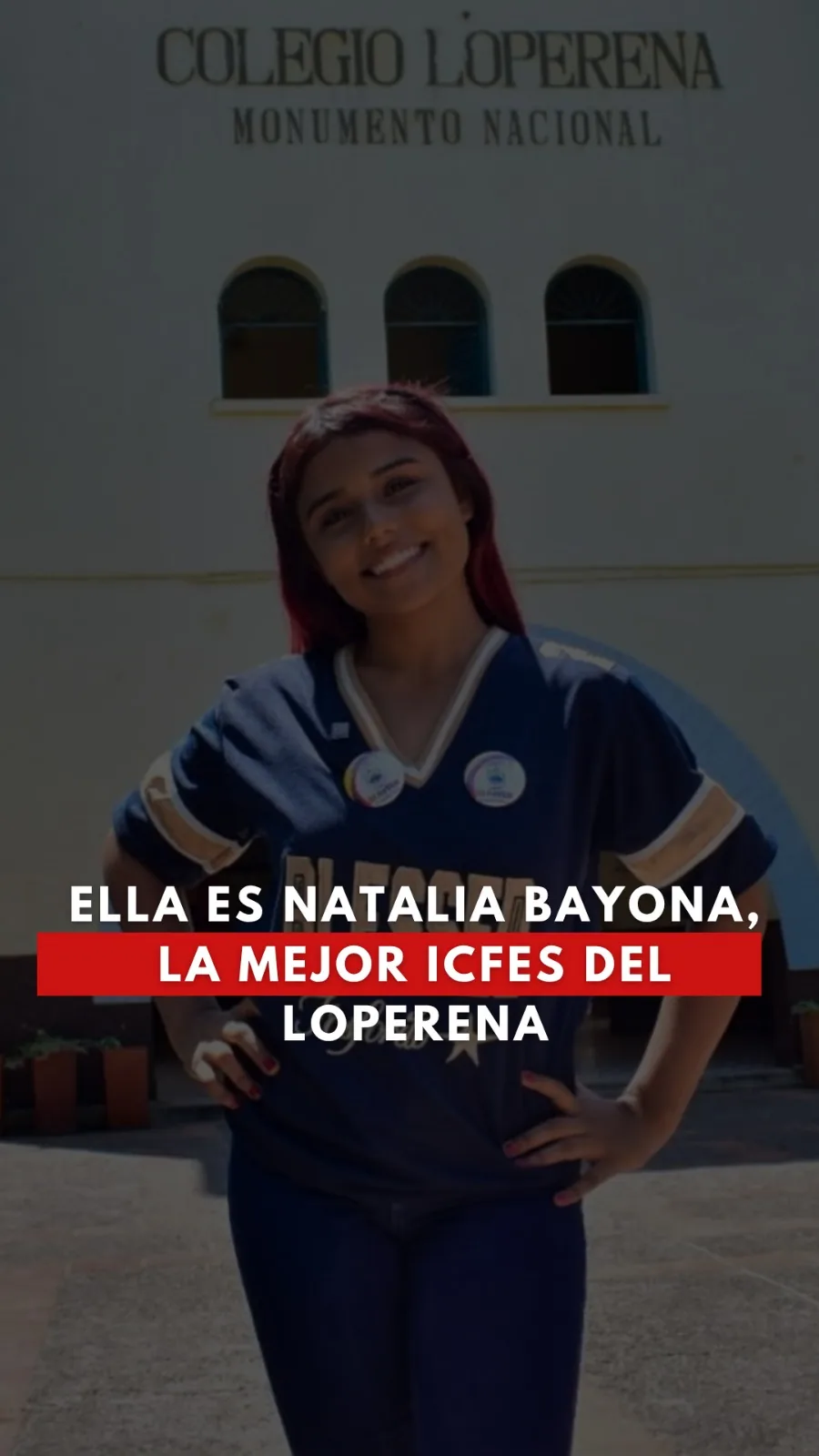 educacion 🚨Ella es la mejor Icfes del Colegio Loperena…
