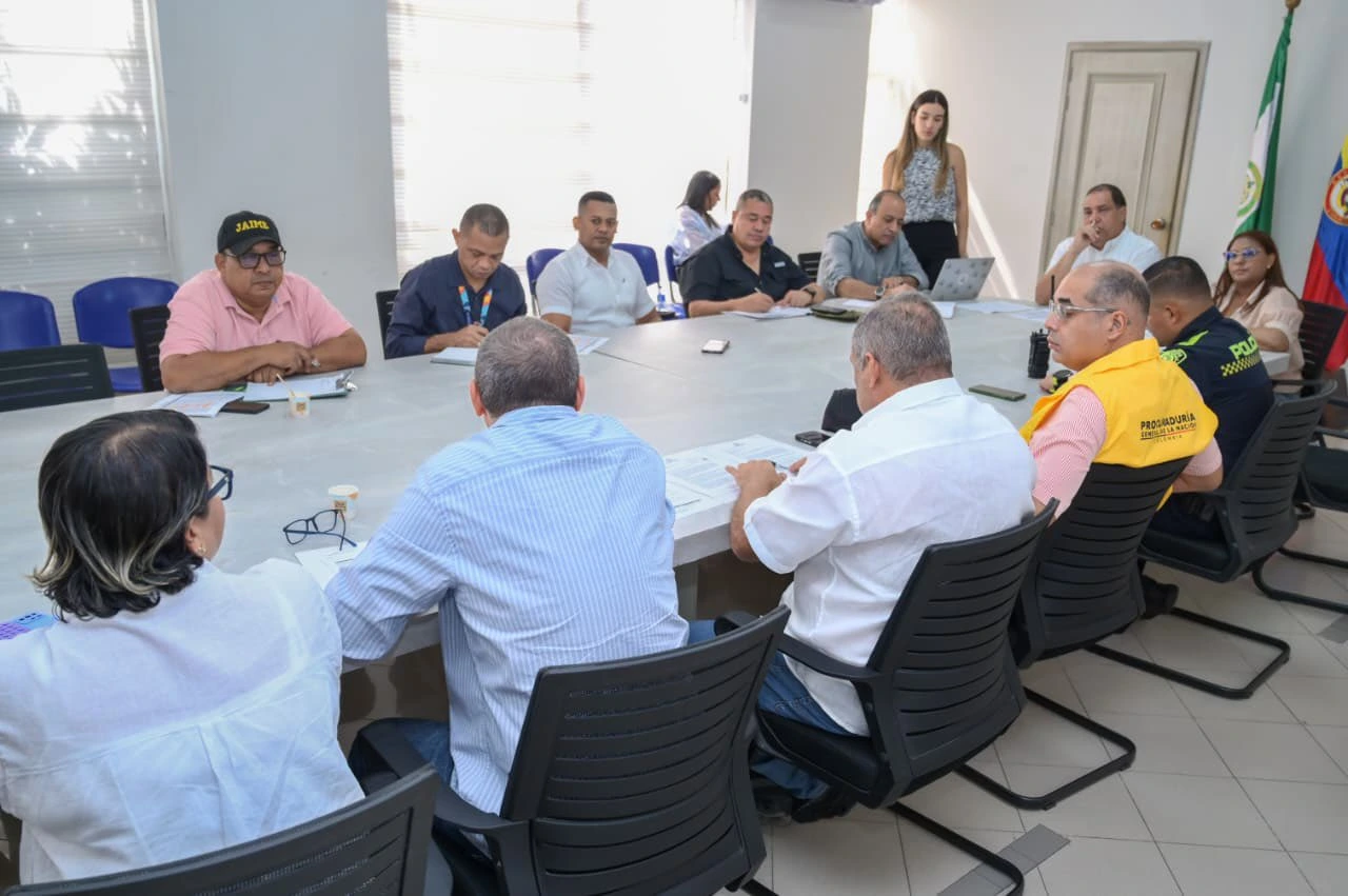 Reunión del séptimo Comité de Seguimiento Electoral en Valledupar. Foto: Alcaldía de Valledupar.