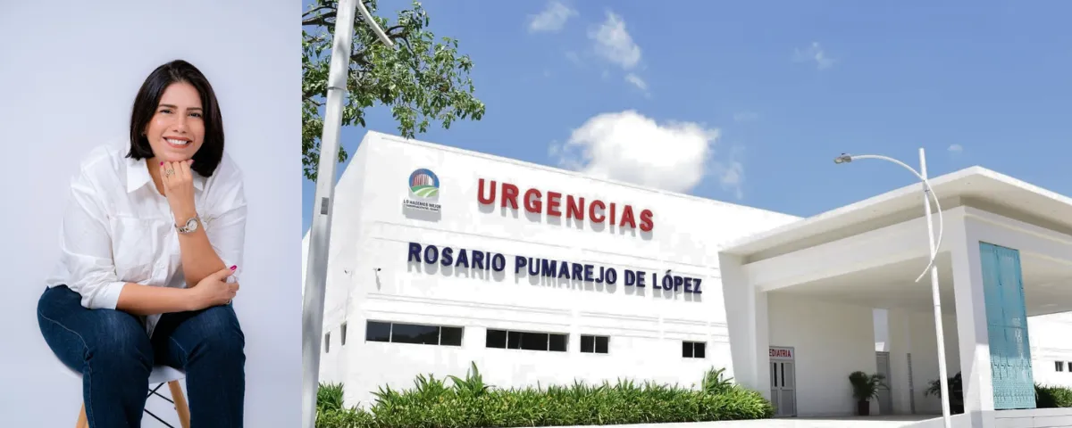 Lina de Armas, agente interventora del Hospital Rosario Pumarejo de López.
